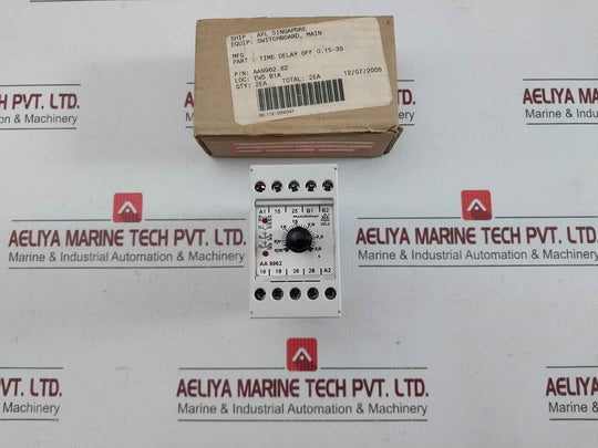 Aa 9962.82 Timer Relay Ac 11 3A/250V E.Dold & Sohne
