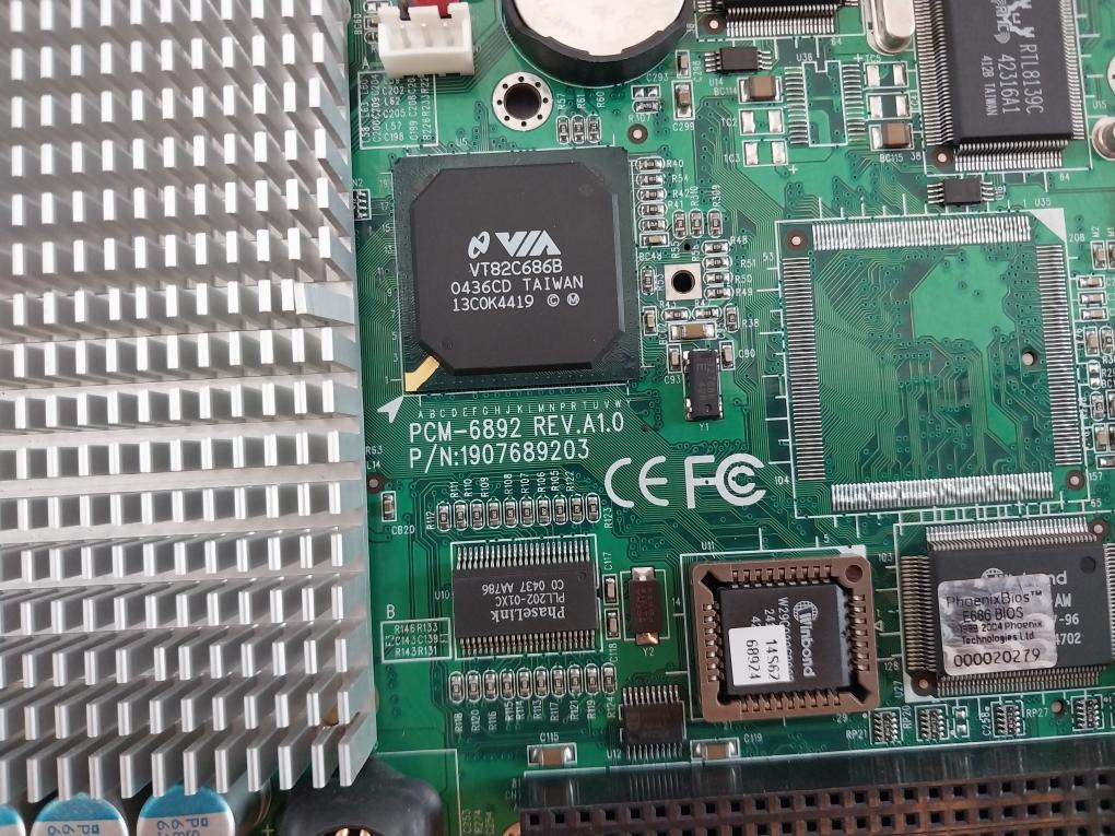 Aaeon Pcm-6892 Rev.A1.0 Embedded Board