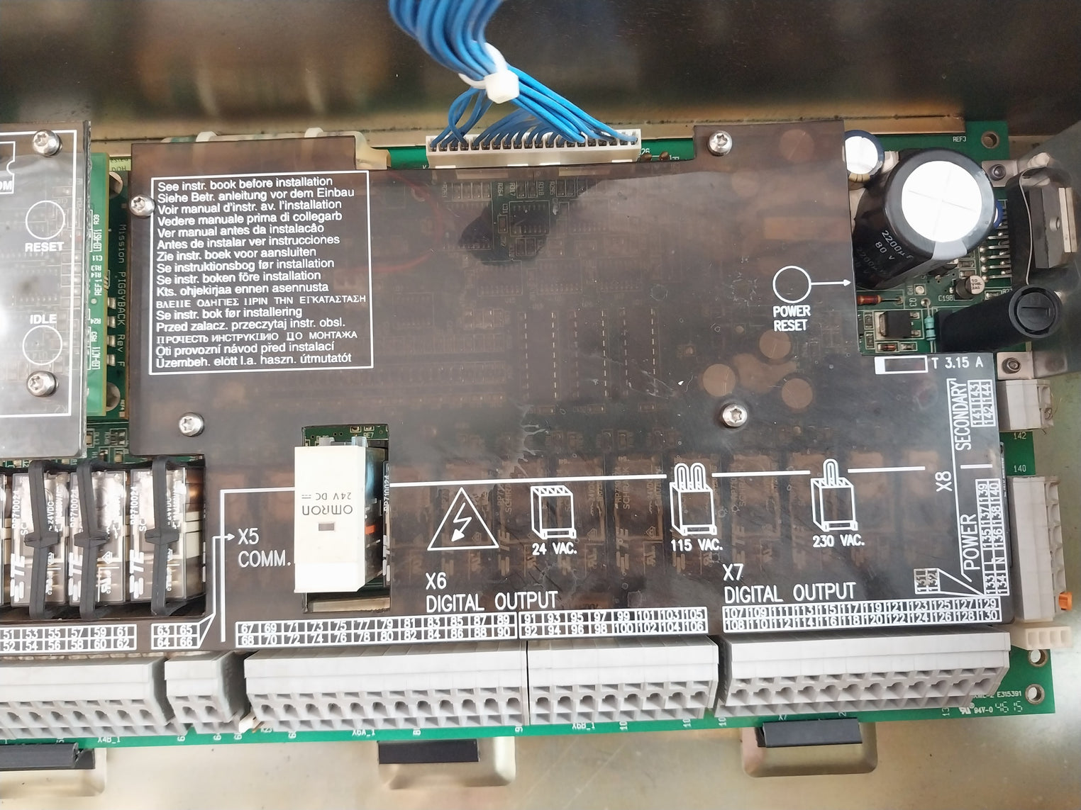 Aalborg 1606-002 Mission Power Panel Rev A5,D 94V