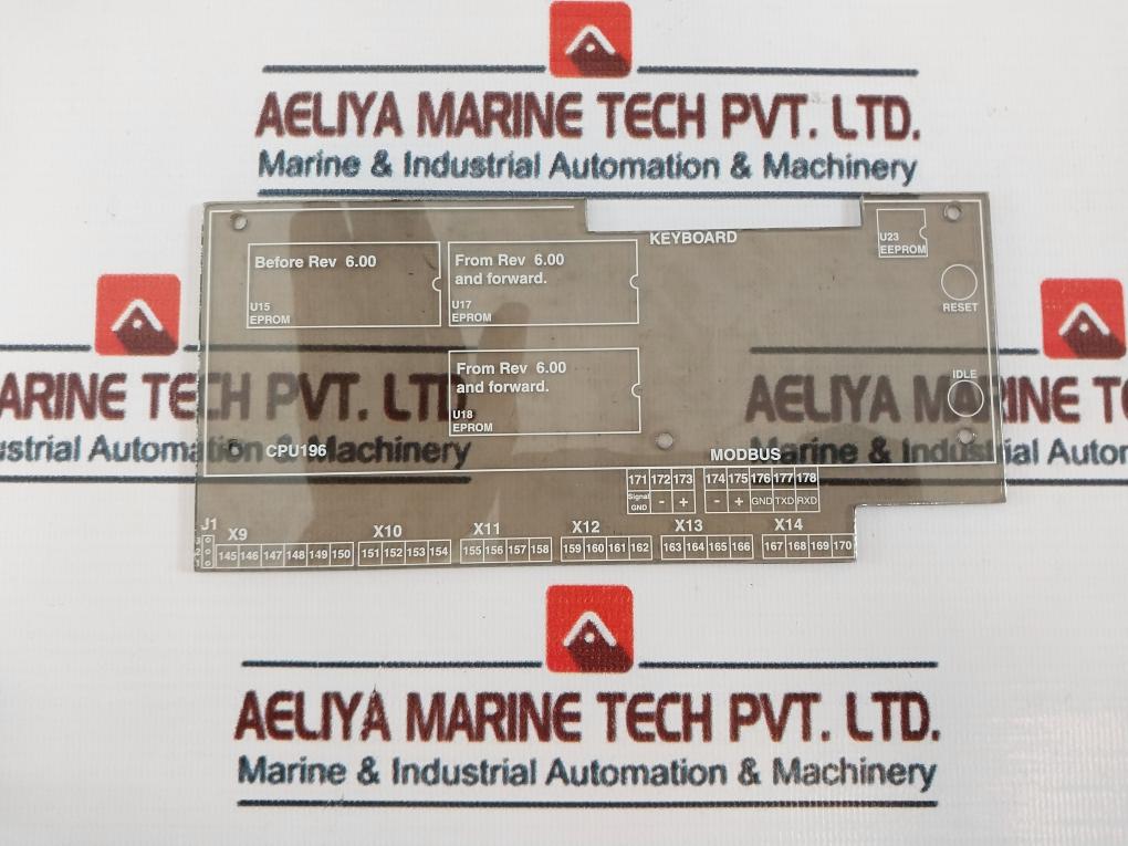 Aalborg Industries 1606-005 Power Panel (Not Working)