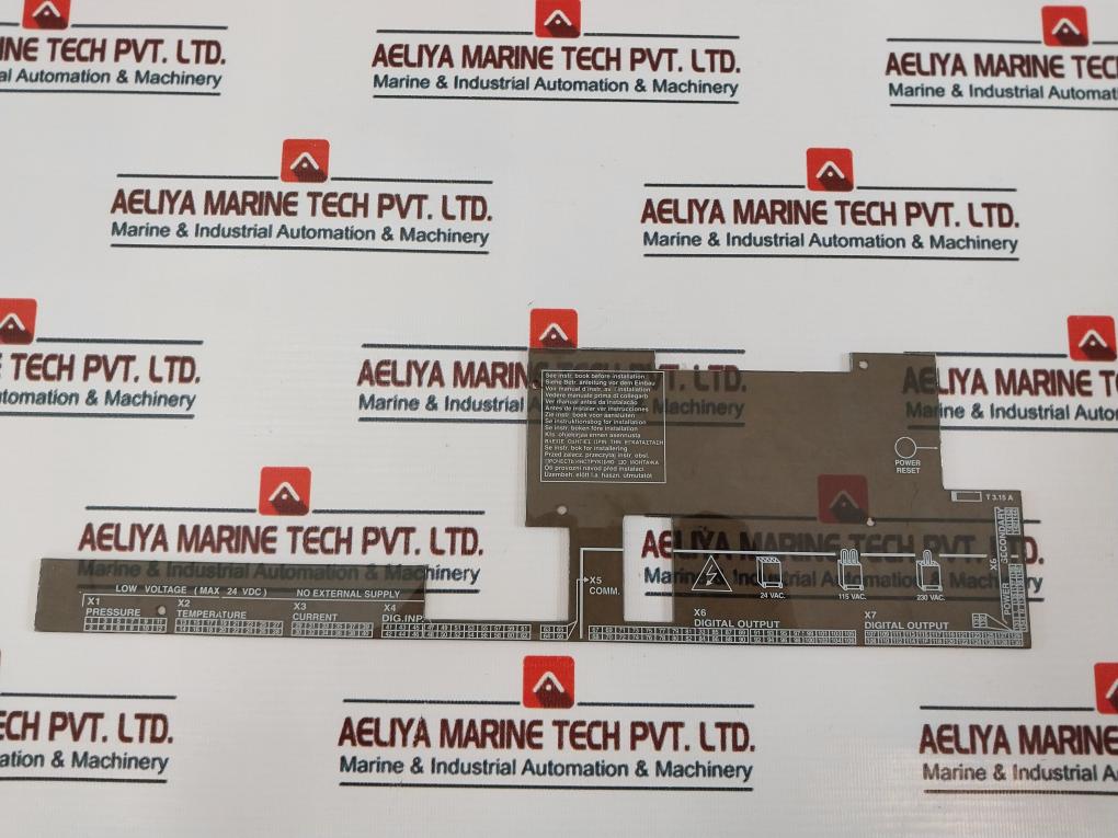 Aalborg Industries 1606-005 Power Panel (Not Working)