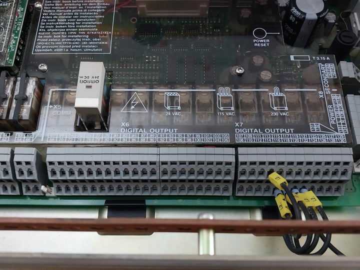 Aalborg Industries Mission Power Panel 24Vac Dk-8260 Rev.0005 Part No 1606-005