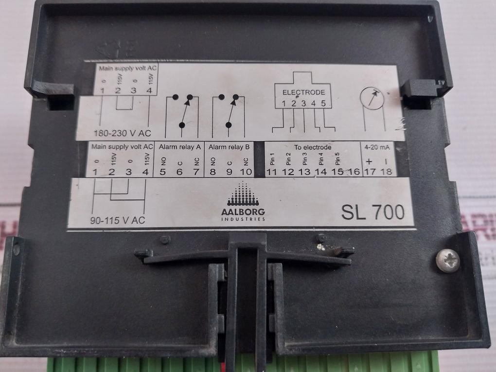 Aalborg Industries Sl700 Salinometer Rev.1 115V 4-20Ma