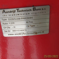 Aandrijf Technisch Buro D220/3-239-pam280B5