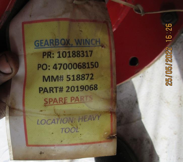 Aandrijf Technisch Rw-2523-107,8R-me250-sfb40