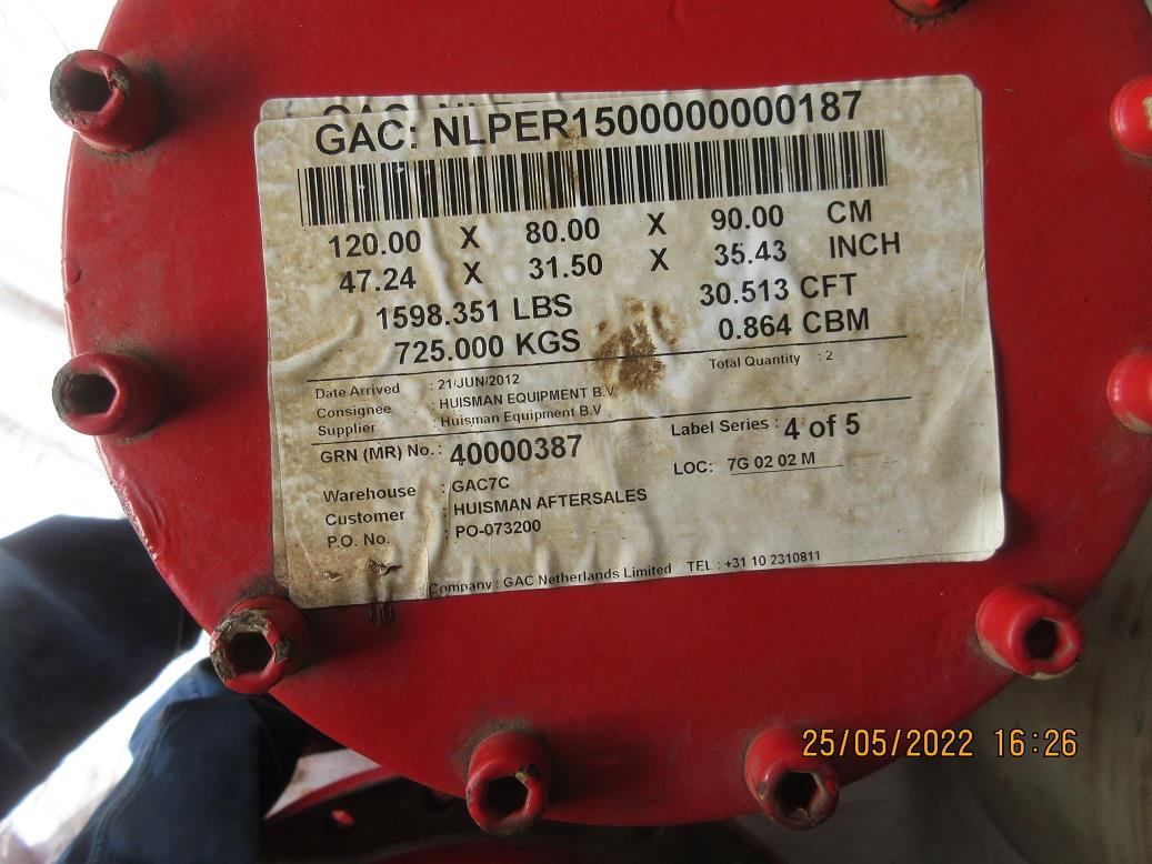 Aandrijf Technisch Rw-2523-107,8R-me250-sfb40