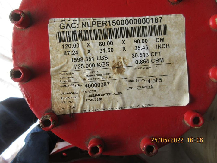 Aandrijf Technisch Rw-2523-107,8R-me250-sfb40