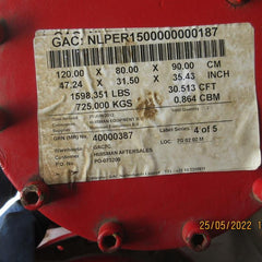 Aandrijf Technisch Rw-2523-107,8R-me250-sfb40