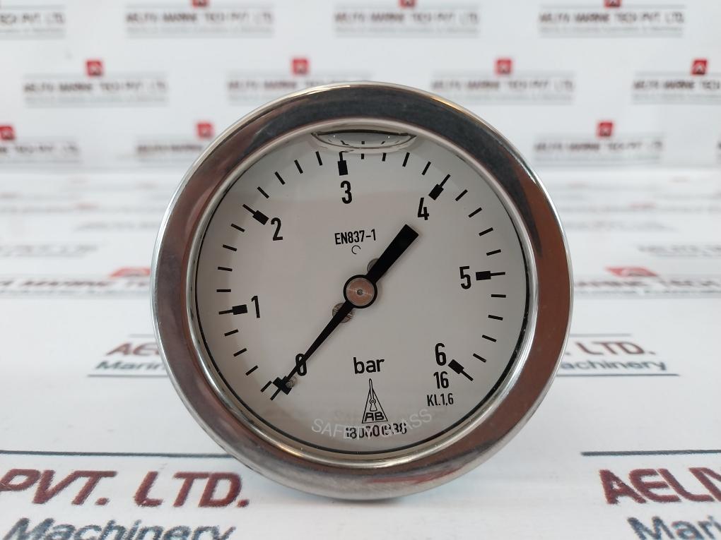 Ab 0-6 Bar Pressure Gauge 0-300 Psi G 1/4 B 1p Ffa 000000807065