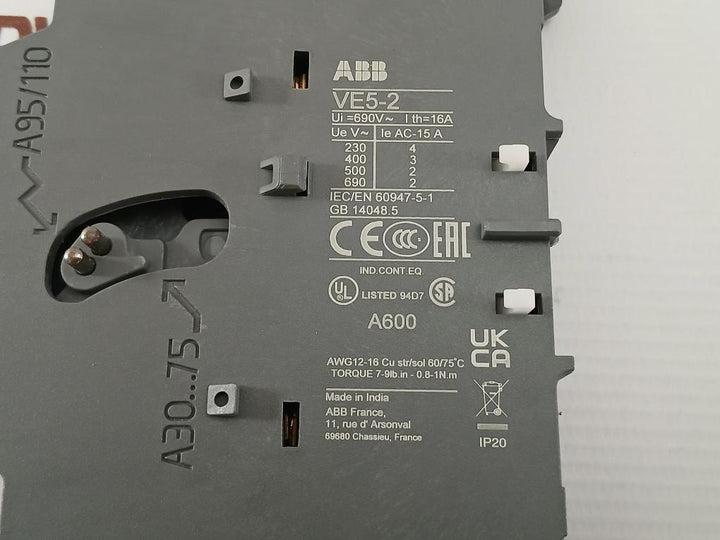 Abb-690V-16A-Electrical-Interlock-Unit-VE5-2-209969-8