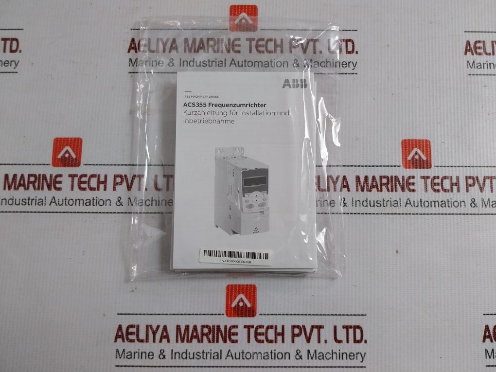 Abb-Frequency-Converter-30-Vdc-Rev-B-3Aua0000030801-Part-No-Acs355-03E-08A8-4-209471-9