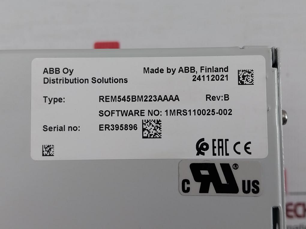 Abb-Plc-Machine-Protection-Terminal-Module-110-240vac-50-60hz-Rem545bm223aaaa-8