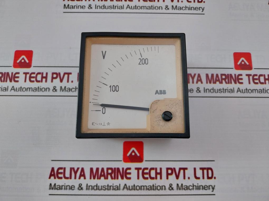 Abb 0-250V Analog Voltmeter Panel -1.5