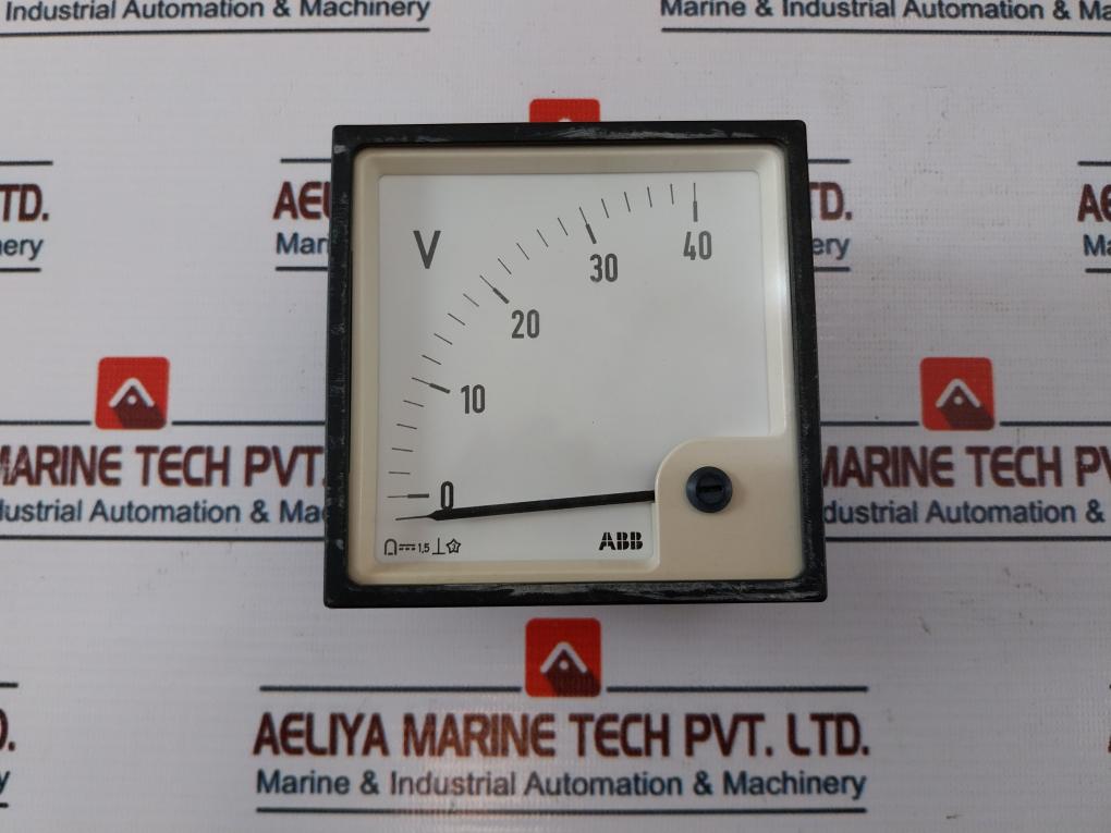 Abb 0-40 V Analog Voltmeter