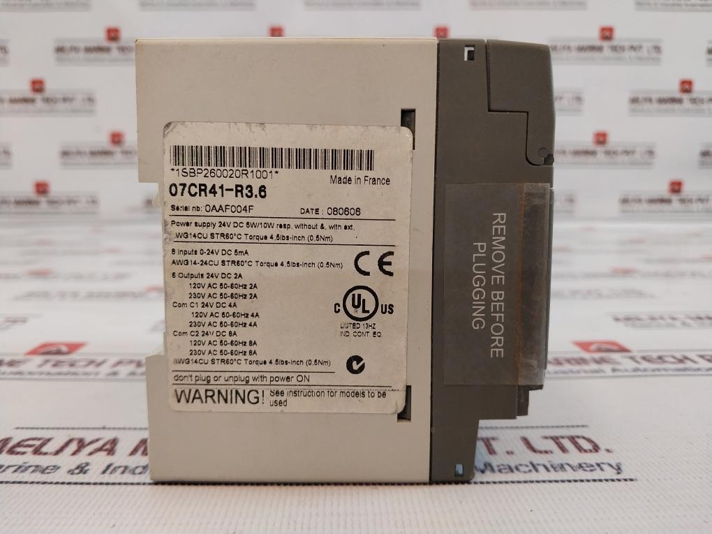 ABB 07CR41-R3.6 Advant Controller 31 Basic Unit 1SBP260020R1001