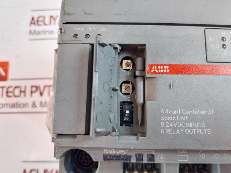 Abb 07Kr51-a3.6 Advant Controller 31 Basic Unit 8 24Vdc Input 6 Relay Output