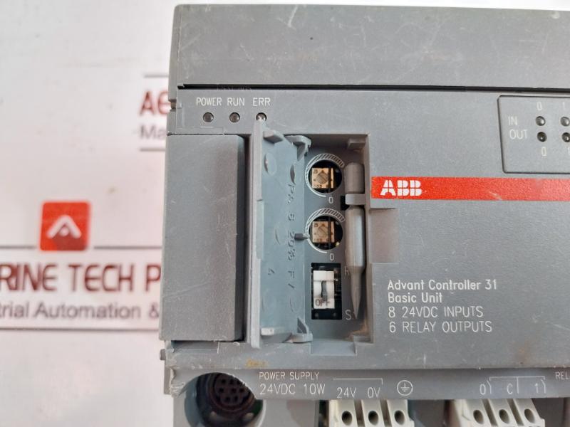Abb 07Kr51-s3.4 Advant Controller 31 Basic Unit 8 24Vdc Inputs 6 Relay Output
