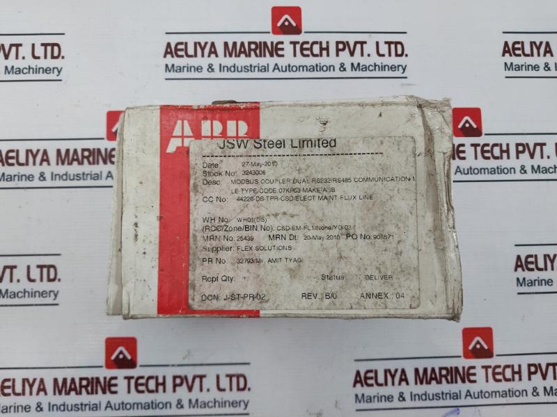 Abb 07kp53 Modbus Coupler Communication Device Rev: B/0