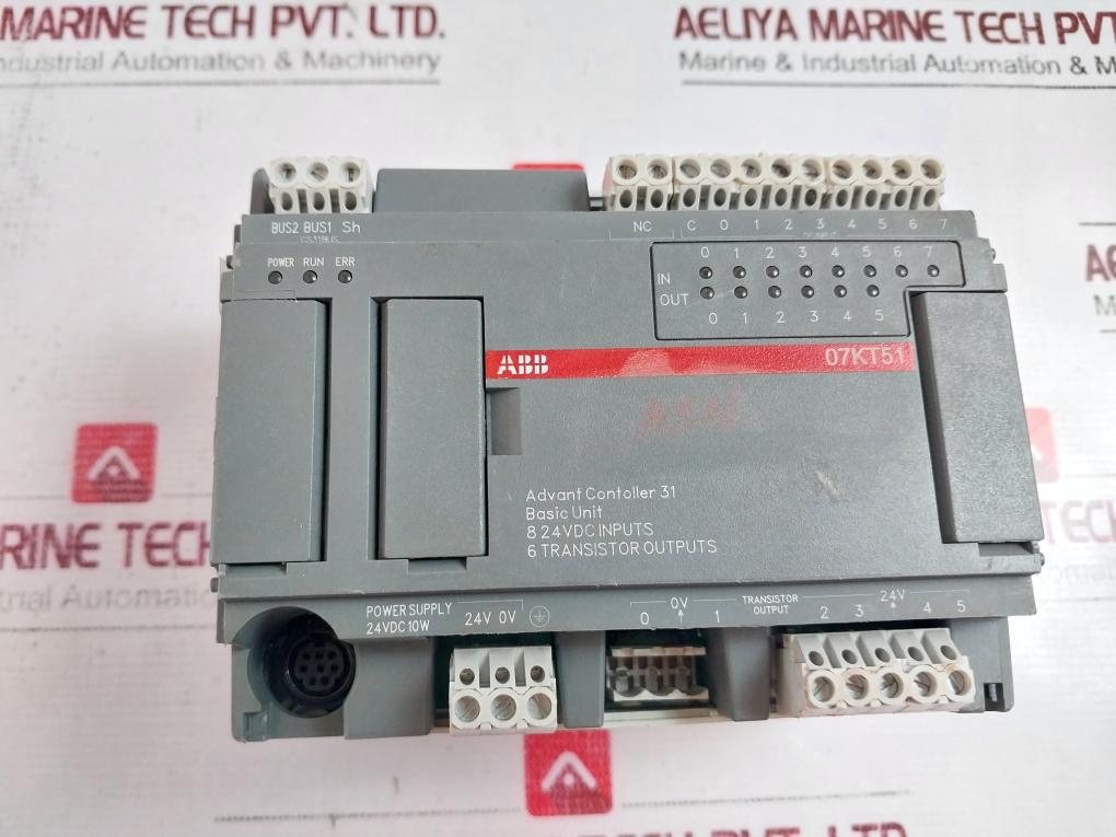 Abb 07kt51-u3.6 Unit Advant Control 1sbp260012r1001 24vdc 5ma