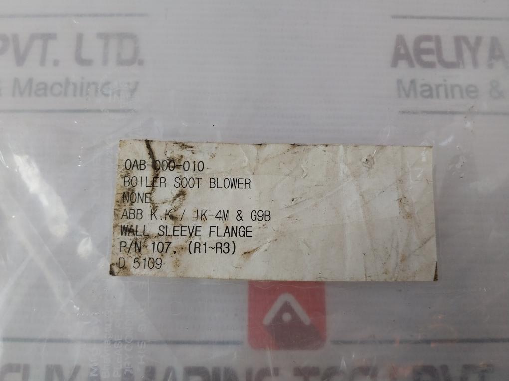 Abb 0Ab-000-010 Wall Sleeve Flange Ik-4M & G9B