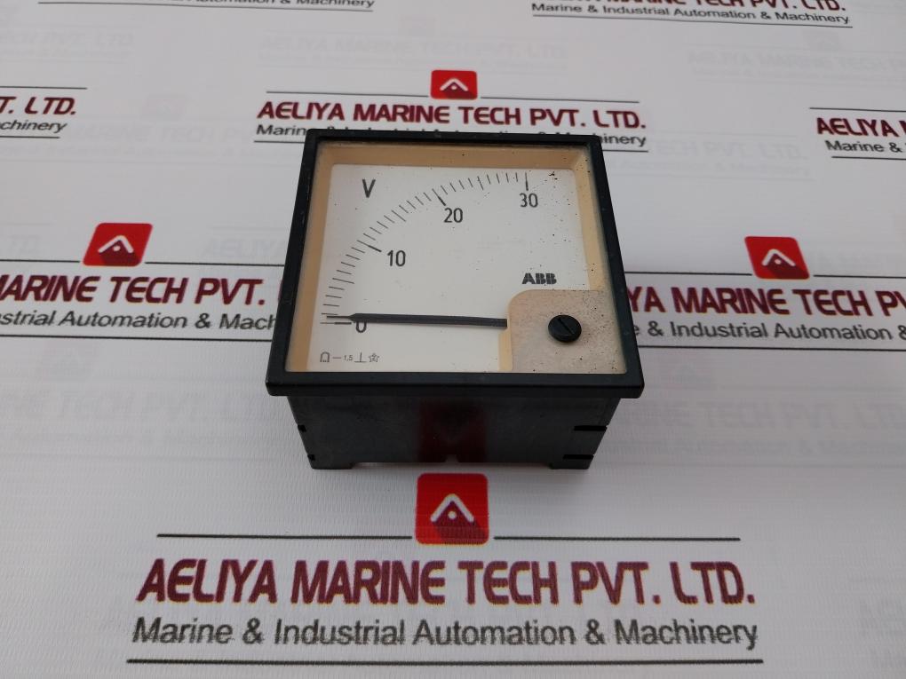 Abb 0 To 30 V Analog Voltmeter