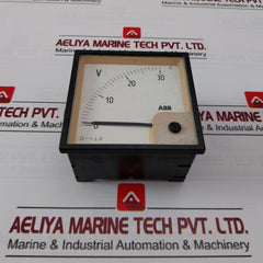 Abb 0 To 30 V Analog Voltmeter