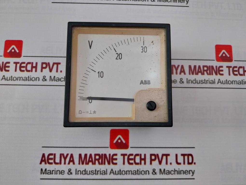 Abb 0 To 30 V Analog Voltmeter