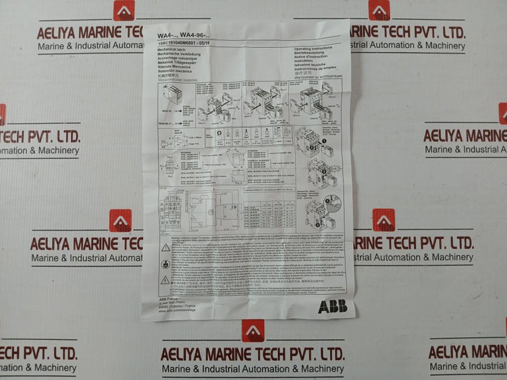 Abb 100-250V 50/60Hz-dc Mechanical Latching Unit Wa4-13