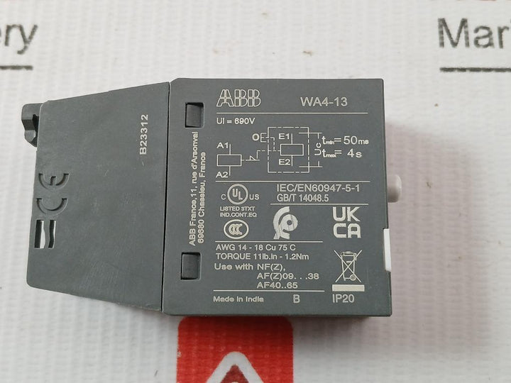 Abb 100-250V 50/60Hz-dc Mechanical Latching Unit Wa4-13
