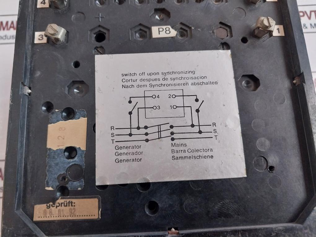 ABB 100v 60hz RPM Meter