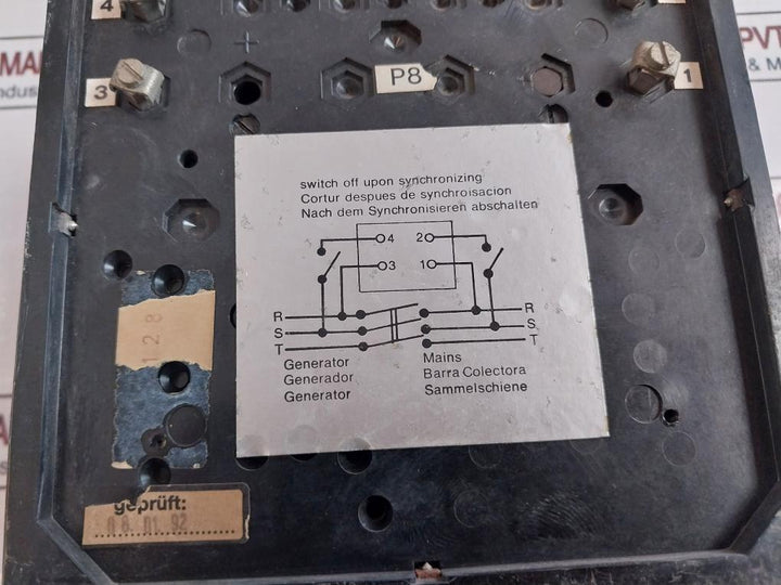ABB 100v 60hz RPM Meter