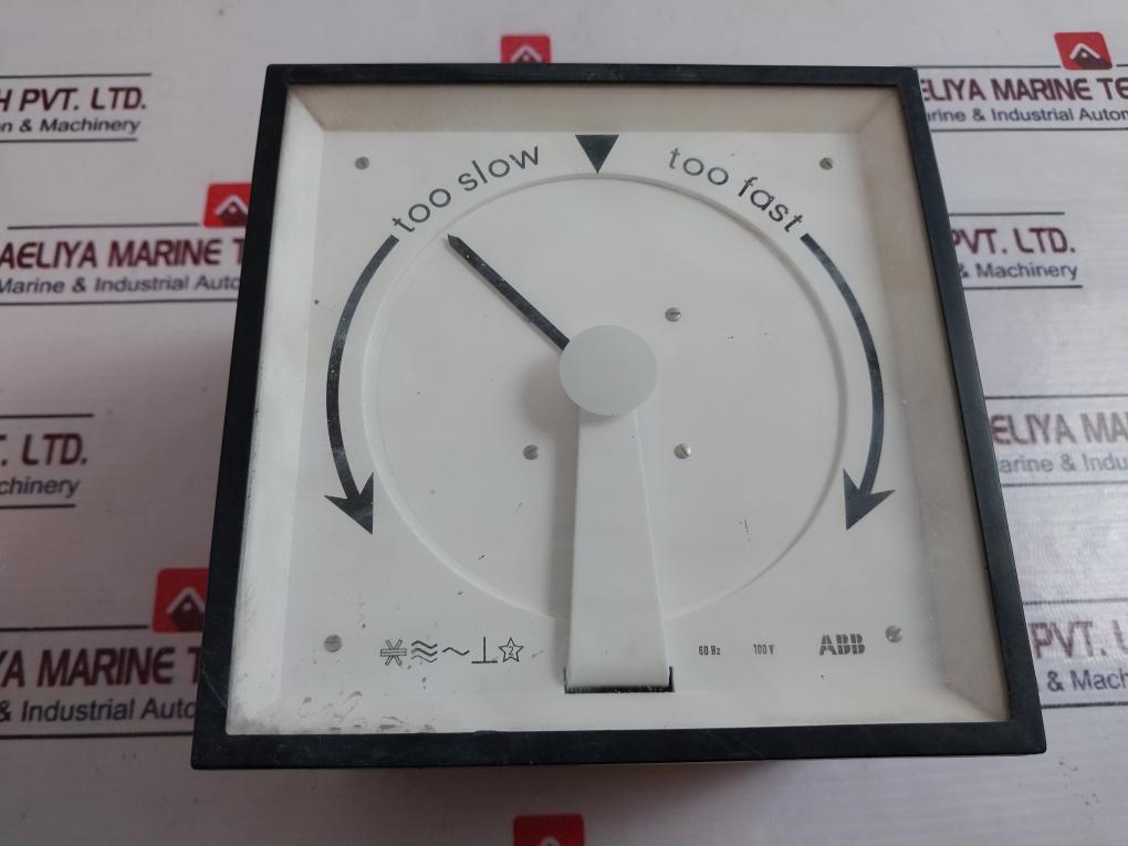 ABB 100v 60hz RPM Meter