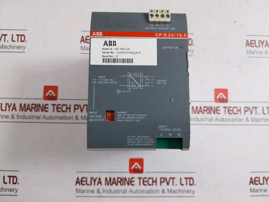 Abb 110-120V 48-63Hz Switch Mode Power Supply Cp-s 24/10.0