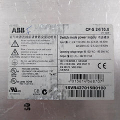 Abb 110-120V 48-63Hz Switch Mode Power Supply Cp-s 24/10.0