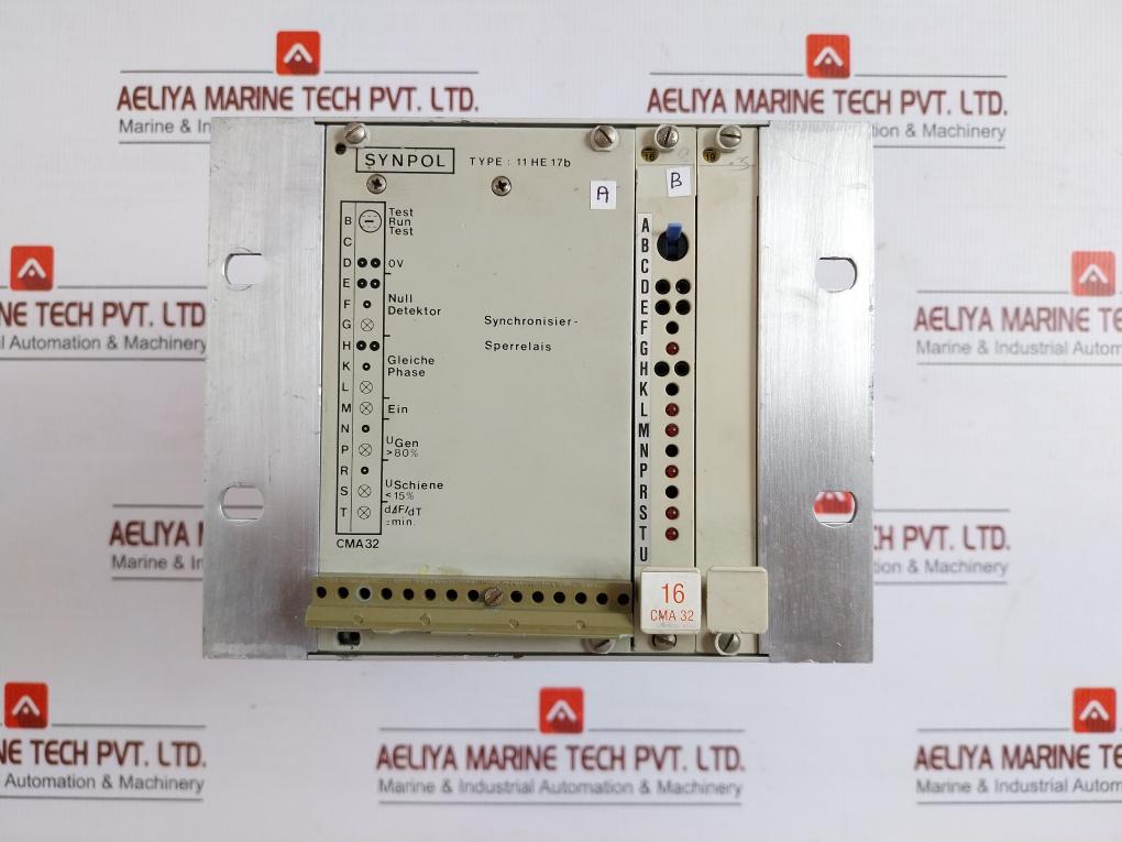 11 He 17B Synchronizing And Protection Control Module 24Vdc 0.6A Abb