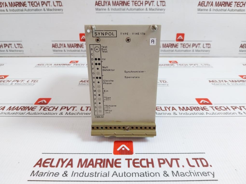 11 He 17B Synchronizing And Protection Control Module 24Vdc 0.6A Abb