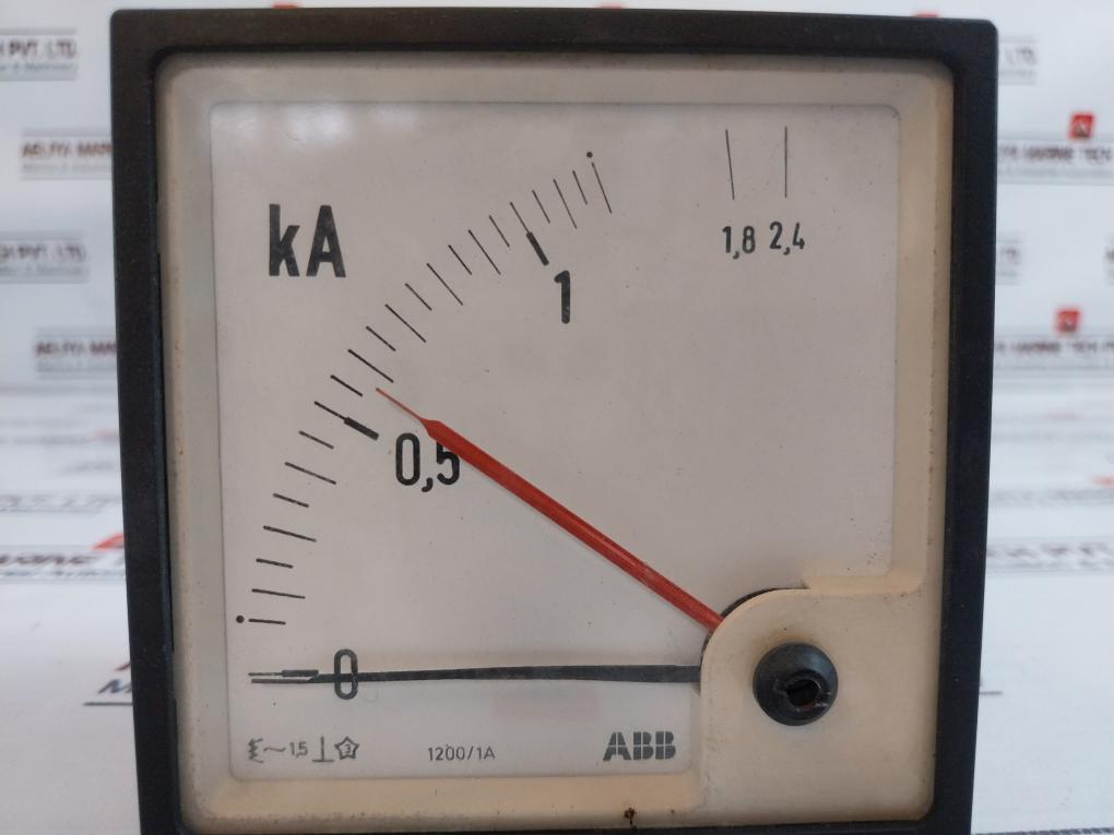 ABB 1200/1A Digital Panel Meter 0-1/2,4 KA