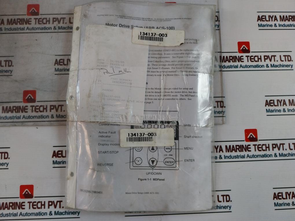 ABB 134137-003 GE Power Filters 250V~/50-60Hz Rev.2