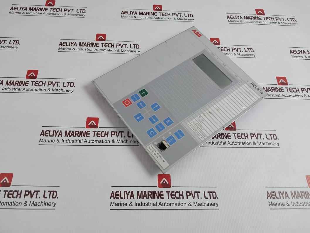 Abb 1Mrk000008-hb Bay Control Unit 1/2Lqfb Rev.R.I0 Rel670 (Front Panel Only)