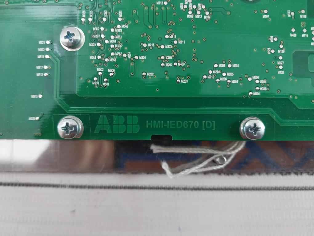 Abb 1Mrk000008-nbr03 Display Hmi-ied670 [D] Sw Rev 2.21 94V-0 (Not Working)