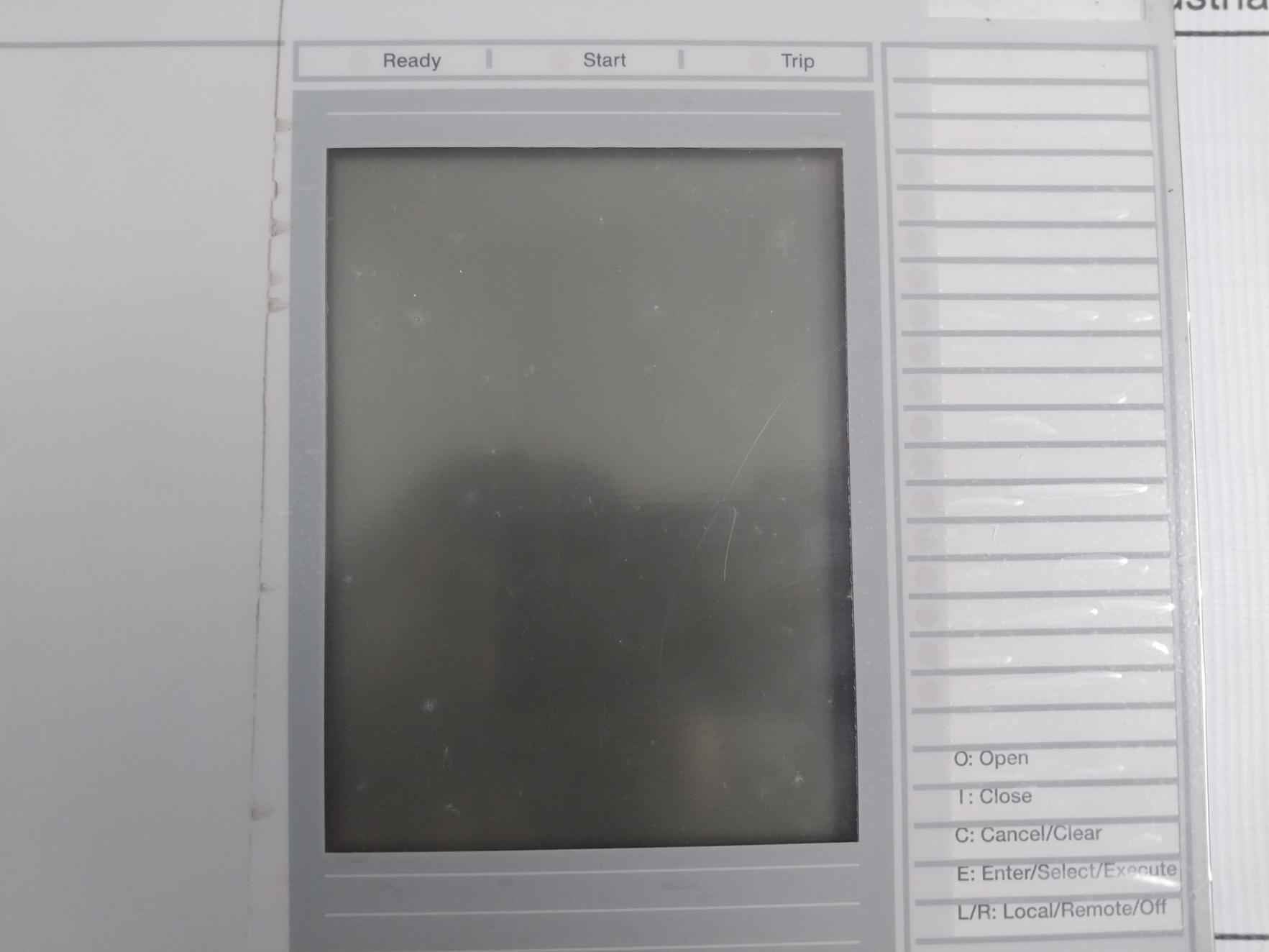 Abb 1Mrk00008-nb Bay Control Unit Sw1.2 3/4 Medium Rev.R.B0 (Front Panel Only)