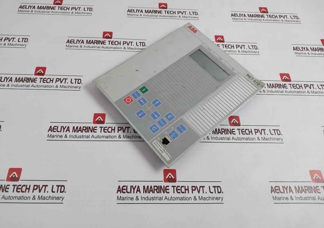 Abb 1Mrk002816-ab Bay Control Unit 1Mrk00008-hb Sw1.2 (Front Panel Only)