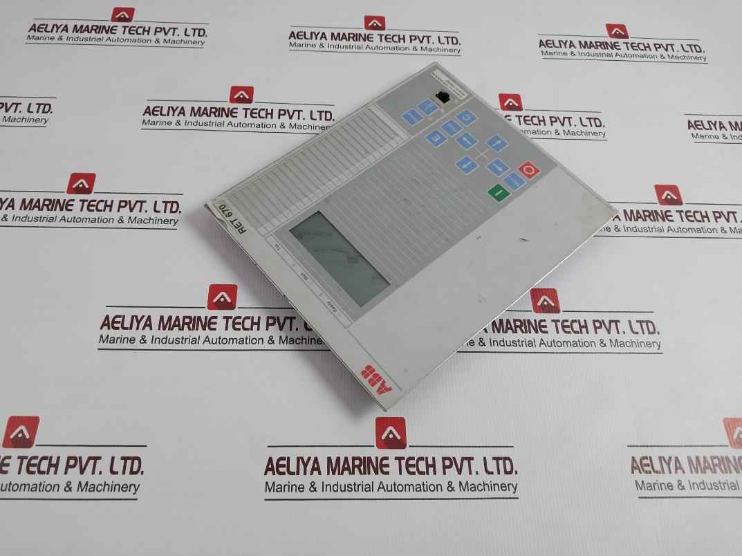 Abb 1Mrk002816-ab Bay Control Unit 1Mrk00008-hb Sw1.2 (Front Panel Only)