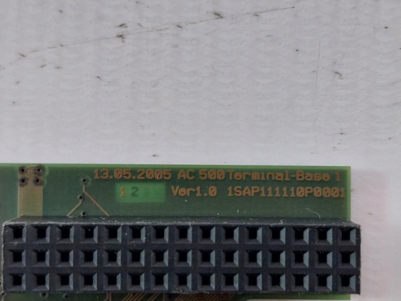 Abb 1Sap111110P0001 Plc Module Ver 1.0 Terminal Base 94V-0