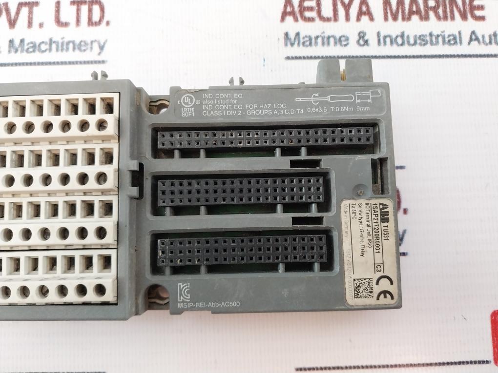 Abb 1Sap217200R0001 I/O Terminal Unit Msip-rei-abb-ac500