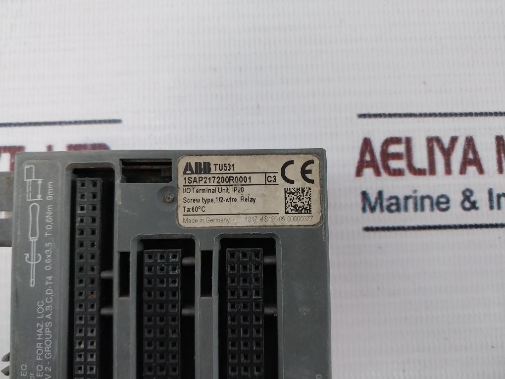 Abb 1Sap217200R0001 I/O Terminal Unit Msip-rei-abb-ac500