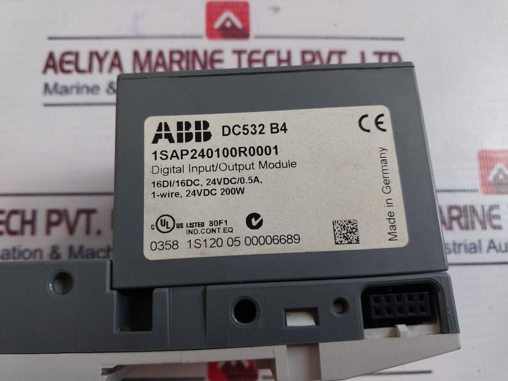 Abb 1Sap240100R0001 Digital Input/Output Module Dc532 1-wire 24Vdc 200W