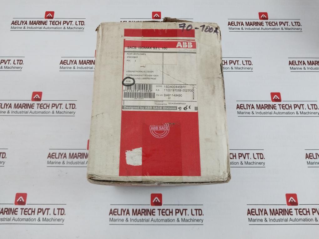 1Sda004458R1 Molded Case Circuit Breaker Abb 3A 400Vac