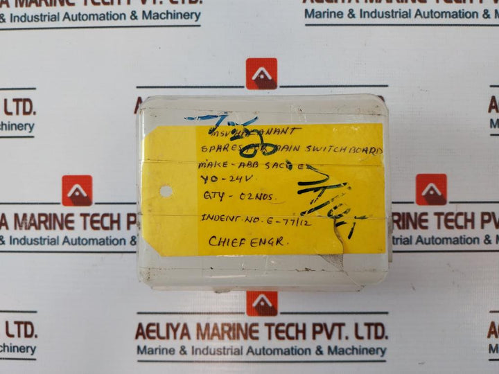 Abb 1Sda038286R1 Shunt Opening Release Supply Voltage 24V