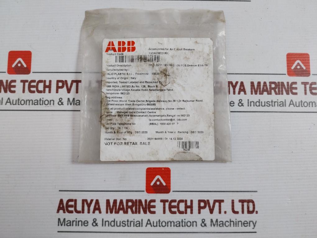 Abb 1Sda038351R1 Accessories For Air Circuit Breaker Kit